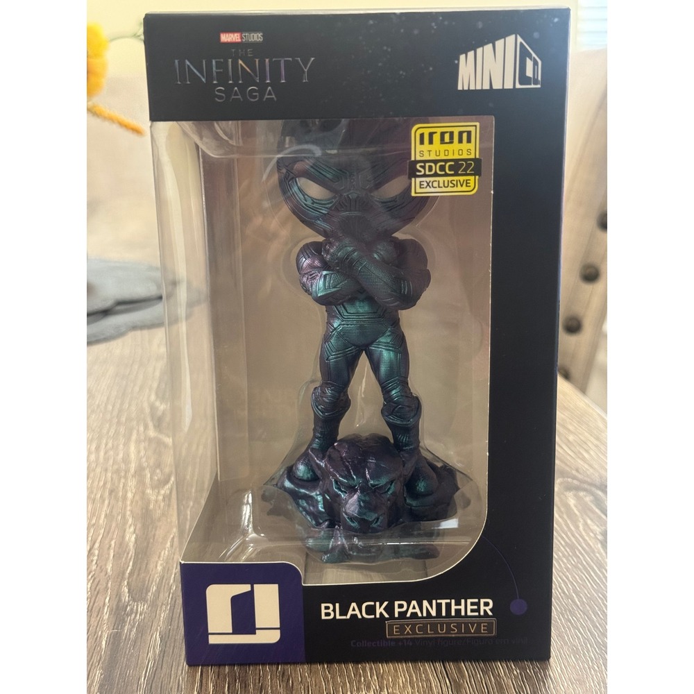 Iron Studios Black Panther MiniCo SDCC 2022 Exclusive Infinity Saga Vinyl Figure